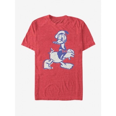 Disney Heritage T-Shirt - Men's Red Donald Duck Design