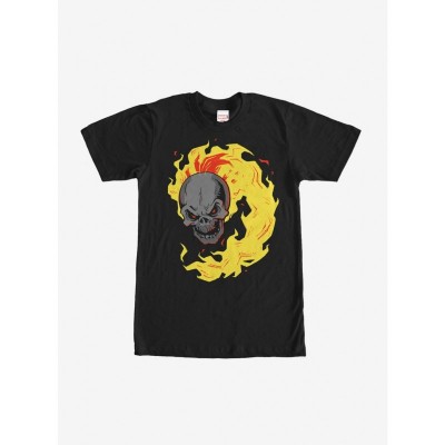 Marvel Black Ghost Rider Cartoon T-Shirt - Unisex Adult Size