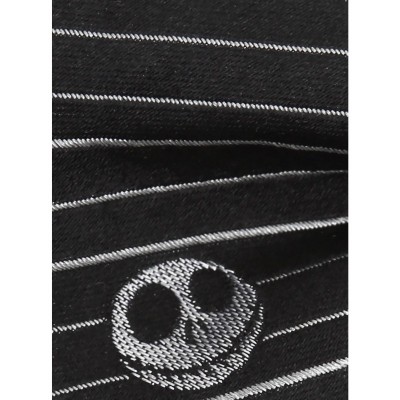 Nightmare Before Christmas 100% Silk Striped Bow Tie for Men