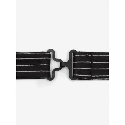 Nightmare Before Christmas 100% Silk Striped Bow Tie for Men