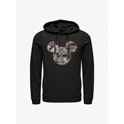 Disney Camo Mickey Mouse Hoodie - Men's Black
