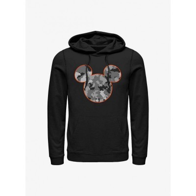 Disney Camo Mickey Mouse Hoodie - Men's Black