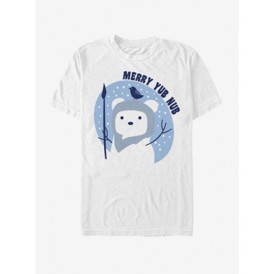 Star Wars Ewok Yub Nub Tee - Lightweight White Men's Shirt