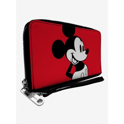Disney Classic Mickey Mouse Vegan Leather Zip-Around Wallet