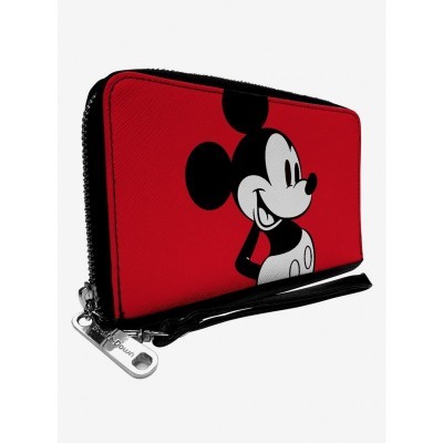 Disney Classic Mickey Mouse Vegan Leather Zip-Around Wallet