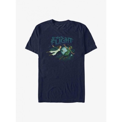 Disney Peter Pan & Wendy "Let There Be Flight" Lightweight Cotton T-Shirt - Men's Blue