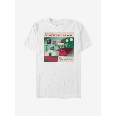 Star Wars Yoda Merry Christmas T-Shirt - Men's White