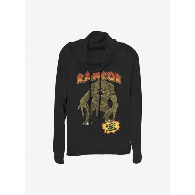Star Wars Black Rancor Cowl Neck Top for Girls