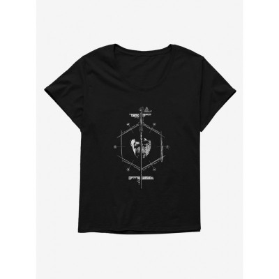 Harry Potter Phoenix Feather Wand Graphic Tee for Plus Size Girls