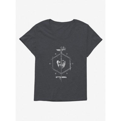 Harry Potter Phoenix Feather Wand Graphic Tee for Plus Size Girls