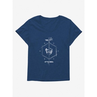 Harry Potter Phoenix Feather Wand Graphic Tee for Plus Size Girls