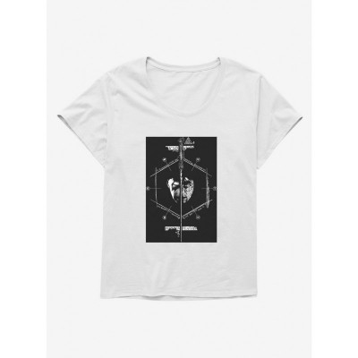 Harry Potter Phoenix Feather Wand Graphic Tee for Plus Size Girls