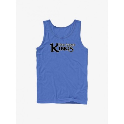 Marvel Thor Love and Thunder Asgard Kings Logo Men's Cotton Tank Top - Blue
