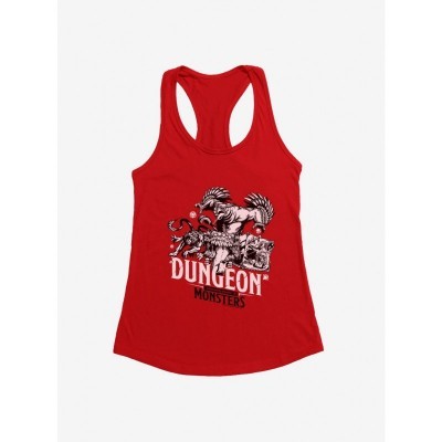Dungeons & Dragons Creatures Girls Tank Top in Red