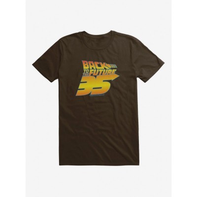 Back To The Future 35th Anniversary Lightweight Cotton T-Shirt for Men