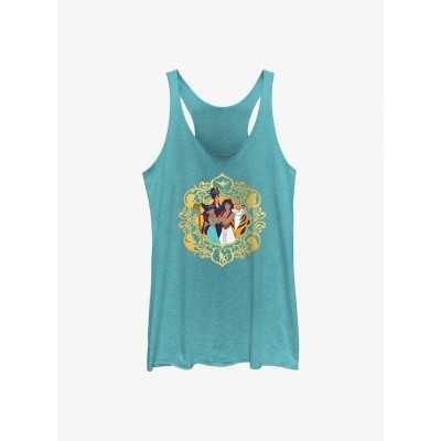 Disney Aladdin Girls Group Frame Tank Top in Blue