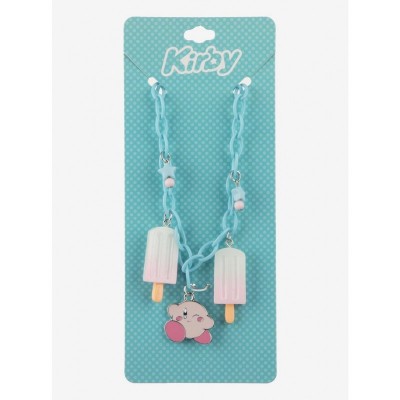 Kirby Sweets Themed Blue Chain Necklace for Women