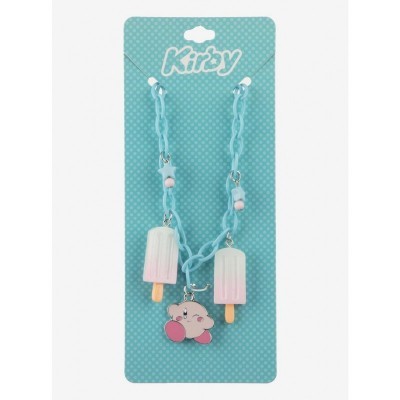 Kirby Sweets Themed Blue Chain Necklace for Women