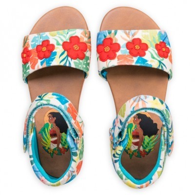 Moana Swim Sandals for Kids - Colorful Floral Print Adventure Shoes
