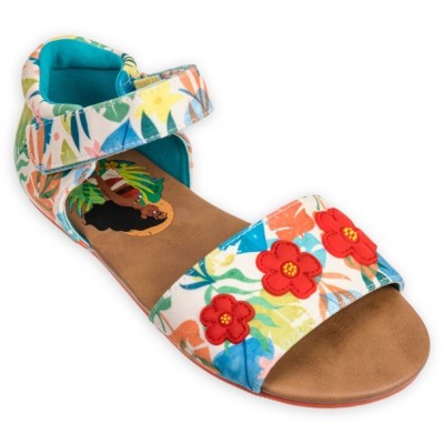 Moana Swim Sandals for Kids - Colorful Floral Print Adventure Shoes