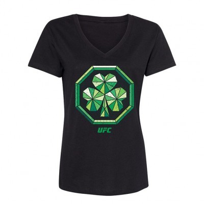 Women's Official UFC Shamrock Tee - Cotton V-Neck