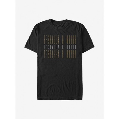 Marvel Black Panther T-Shirt - Lightweight Men's TAO Stack Design