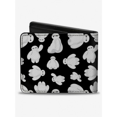 Disney Big Hero 6 Baymax Men's Bifold Wallet with 5 Card Slots