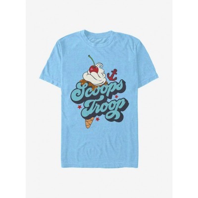 Stranger Things Scoops Troop Soft T-Shirt - Unisex BLUE