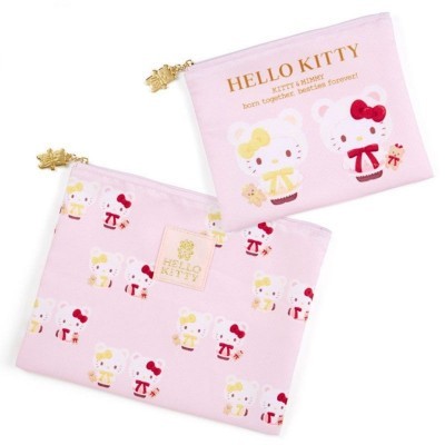 Hello Kitty and Mimmy 2022 Birthday Cape Series Organizer Pouch Set