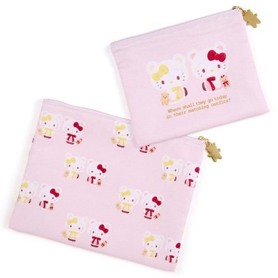 Hello Kitty and Mimmy 2022 Birthday Cape Series Organizer Pouch Set