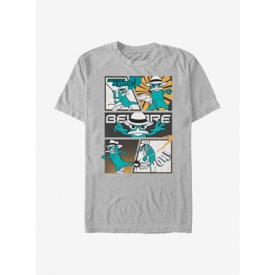 Disney Agent P Phineas And Ferb T-Shirt - Men's Silver