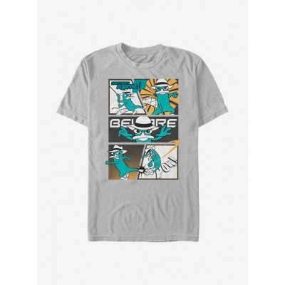 Disney Agent P Phineas And Ferb T-Shirt - Men's Silver