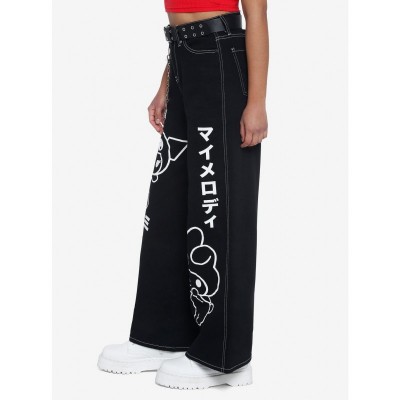 My Melody Kuromi Streetwear Wide Leg Pants