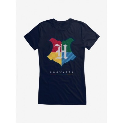 Harry Potter Hogwarts Shield Junior T-Shirt for Girls