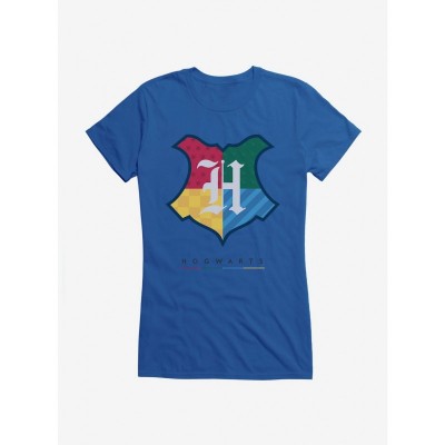 Harry Potter Hogwarts Shield Junior T-Shirt for Girls