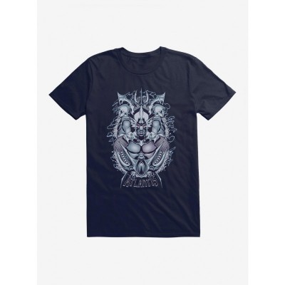 Aquaman Mural Shirt from DC Comics - Lightweight Men's Cotton T-Shirt