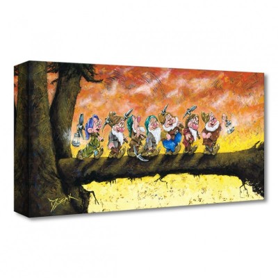 Trevor Mezak's Limited Edition Disney Snow White Seven Dwarfs Canvas