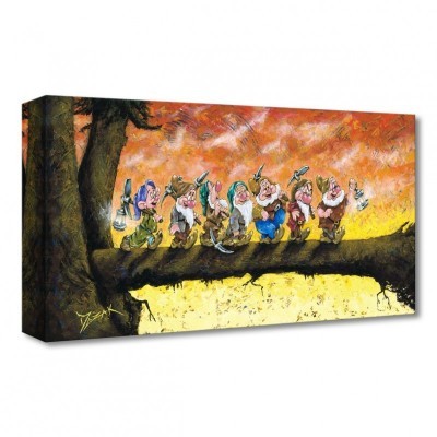 Trevor Mezak's Limited Edition Disney Snow White Seven Dwarfs Canvas