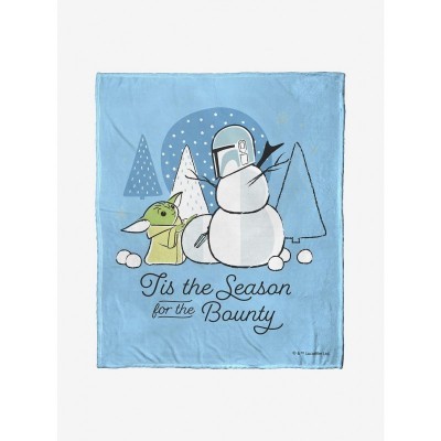 Star Wars The Mandalorian "Bounty Season" Silky Soft Throw Blanket by The Northwest