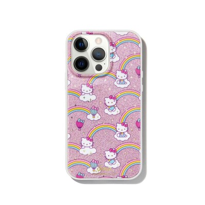 Hello Kitty Rainbow Antimicrobial iPhone Case with MagSafe® Compatibility