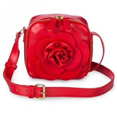 Inspirational Belle's Enchanted Rose Compact Crossbody Bag for Girls