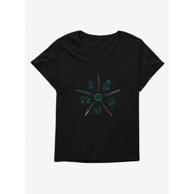 Harry Potter Inspired Sketchy Patronus Tee for Plus Size Girls