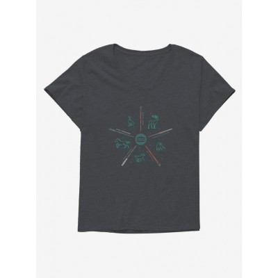 Harry Potter Inspired Sketchy Patronus Tee for Plus Size Girls