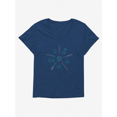Harry Potter Inspired Sketchy Patronus Tee for Plus Size Girls