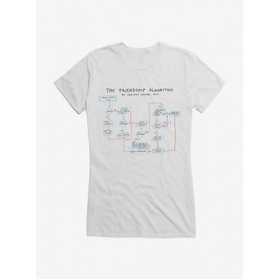 The Big Bang Theory Friendship Algorithm Lightweight Cotton Girls T-Shirt