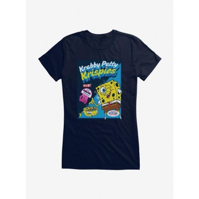 SpongeBob Krabby Patty Tee for Girls - Soft Junior Cotton T-Shirt