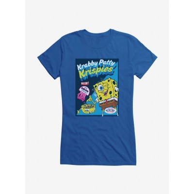 SpongeBob Krabby Patty Tee for Girls - Soft Junior Cotton T-Shirt