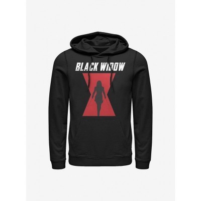 Marvel's Iconic Black Widow Logo Hoodie - Men's Black