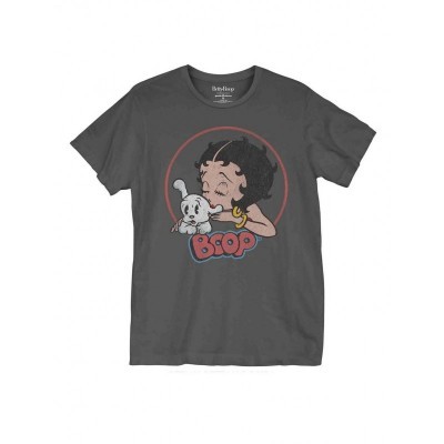 Betty Boop Vintage Kiss Graphic Cute T-Shirt for Girls