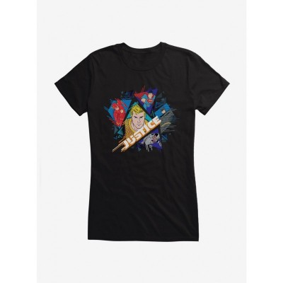 DC Comics Justice League Girls Vintage Tee